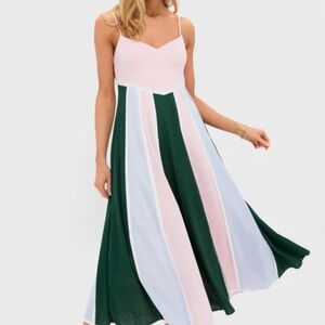 Tuckernuck Hyacinth House Baxter Stripe Multicolor Maxi Dress